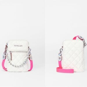 MZ WALLACE Micro Crosby Bag, Peal Iridescent